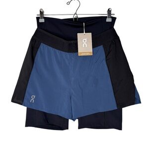 On Running | Women’s Active Shorts | Size M | Blue & Black